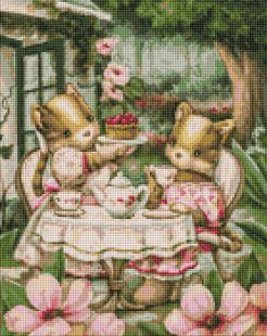 Diamond Painting - Teetrinken von Freundinnen ©tanya_bonya