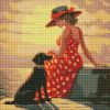 Diamond Painting - Matinee Promenade mit holografischen Strasssteinen (AB) ©art_selena_ua