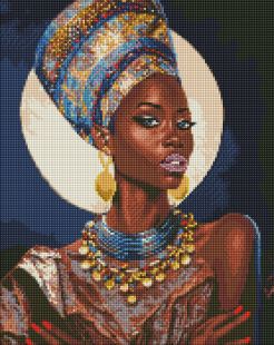 Diamond Painting - Magischer Blick mit holografischen Strasssteinen (AB) ©art_selena_ua