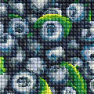 Diamond Painting ohne Rahmen - Saftige Heidelbeeren