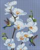 Diamond Painting - Blühende Orchideen mit holografischen Strasssteinen (AB) ©annasteshka