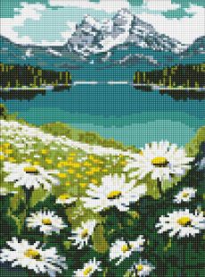 Diamond Painting - Blühende Gänseblümchen ©art_selena_ua