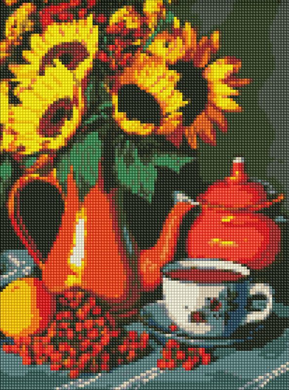 Diamond Painting - Teeparty im Sommer ©art_selena_ua