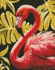 Diamond Painting - Eleganter Flamingo mit holografischen Strasssteinen (AB) ©art_selena_ua