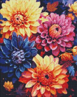 Diamond Painting - Bunte Dahlien ©art_selena_ua