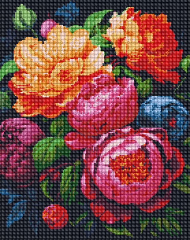 Diamond Painting - Ein bunter Strauß ©art_selena_ua