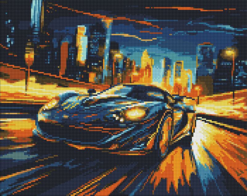 Diamond Painting - Nächtliche Stadt ©art_selena_ua