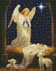 Diamond Painting - Unter dem Schutz eines Engels mit holografischen Strasssteinen (AB) ©art_selena_ua