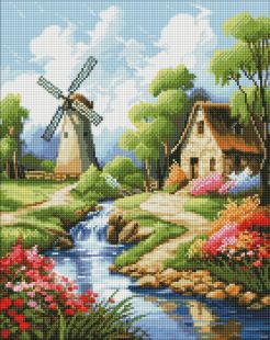 Diamond Painting - Haus bei der Mühle ©art_selena_ua