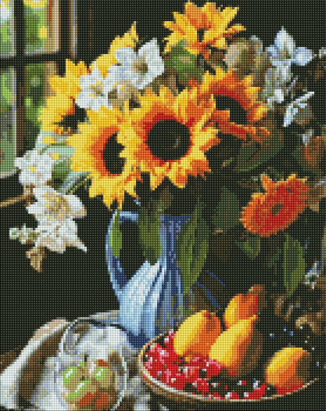 Diamond Painting - Stilleben mit Sonnenblumen ©art_selena_ua