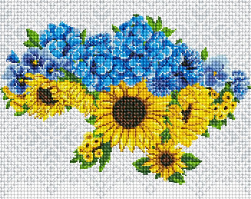Diamond Painting - Blühendes Heimatland ©Mariia Davydova