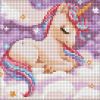 Diamond Painting ohne Rahmen - Bezaubernder Schlaf mit holografischen Strasssteinen (AB) ©tanya_bonya