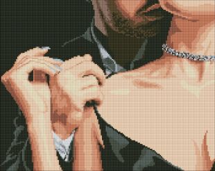 Diamond Painting - Eine sanfte Berührung mit holografischen Strasssteinen (AB)