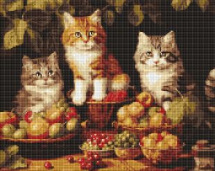 Diamond Painting - Katzen und Obst ©art_selena_ua