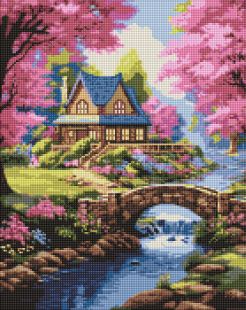 Diamond Painting - Ein Haus in Blumen ©art_selena_ua