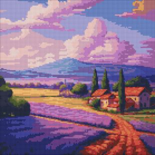Diamond Painting - Das Lavendelfeld ©art_selena_ua