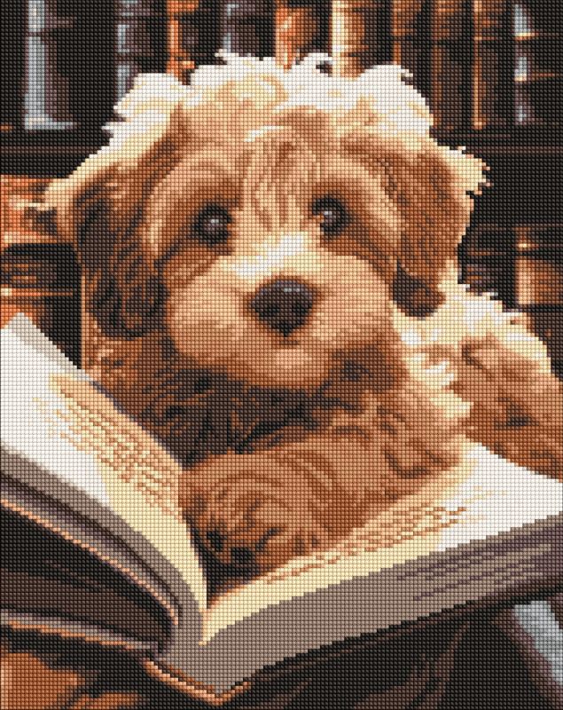 Diamond Painting - Flauschiger Leser ©art_selena_ua