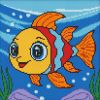 Diamond Painting ohne Rahmen - Der verträumte Fisch ©art_selena_ua