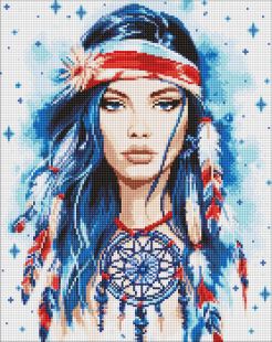 Diamond Painting - Amulett mit holografischen Strasssteinen (AB) ©art_selena_ua