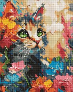 Diamond Painting - Flauschiges Kätzchen ©art.solomiia