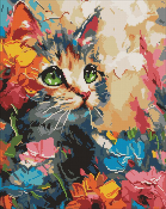 Diamond Painting - Flauschiges Kätzchen ©art.solomiia