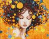 Diamond Painting - Ein Porträt der Eleganz mit holografischen Strasssteinen (AB) ©art_selena_ua nach Motiven Gustav Klimt