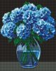 Diamond Painting - Hortensien-Bouquet mit holografischen Strasssteinen (AB) ©art_selena_ua