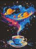 Diamond Painting - Weltraum-Wirbel mit holografischen Strasssteinen (AB) ©art_selena_ua