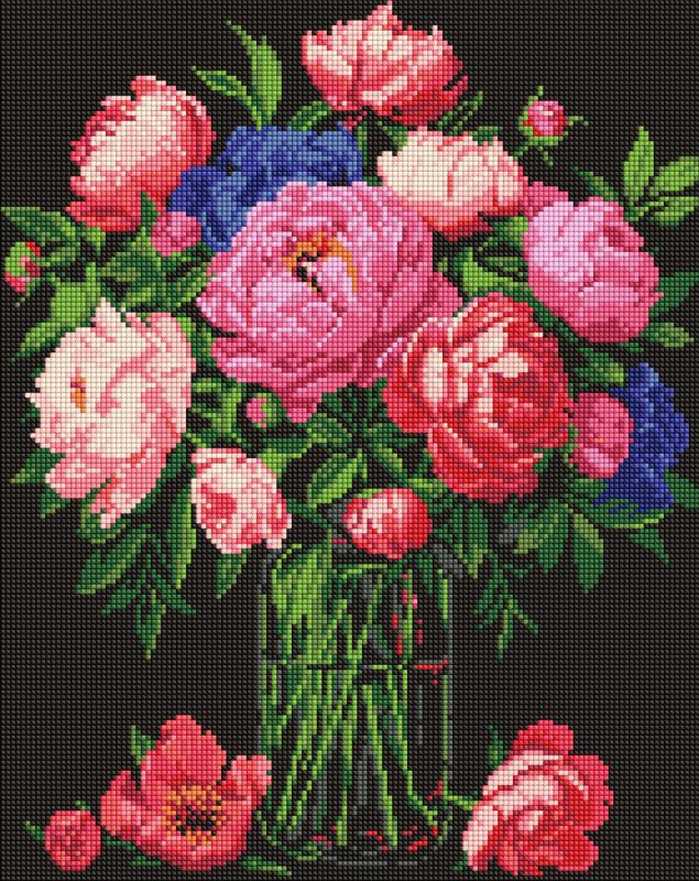 Diamond Painting - Die Pracht der Pfingstrosen ©art_selena_ua