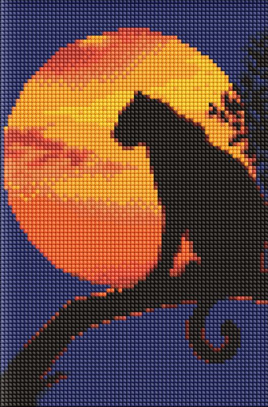 Diamond Painting ohne Rahmen - Die Anmut eines Panthers ©art_selena_ua