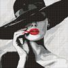 Diamond Painting - Die Dame mit dem Hut ©art_selena_ua