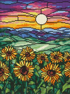 Diamond Painting - Ein Feld voller Sonnenblumen ©art_selena_ua