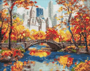 Diamond Painting - Goldener Park ©art_selena_ua