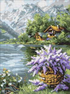 Diamond Painting - Fliederkorb ©art_selena_ua