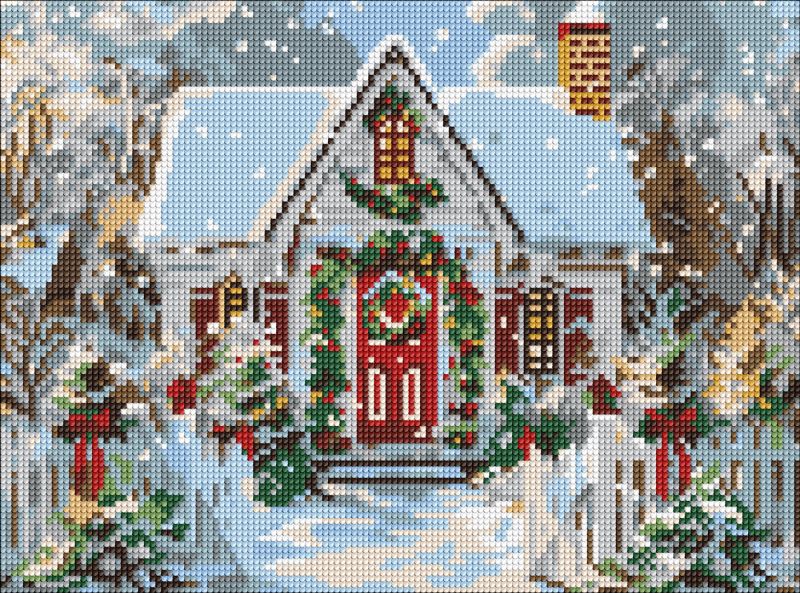 Diamond Painting - Weihnachtshäuschen ©art_selena_ua