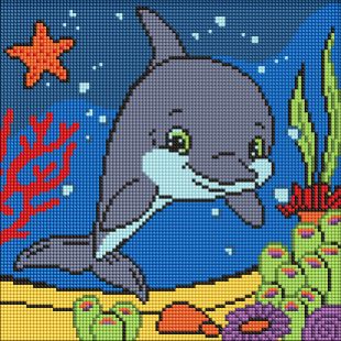Diamond Painting - Ein guter Delphin ©art_selena_ua