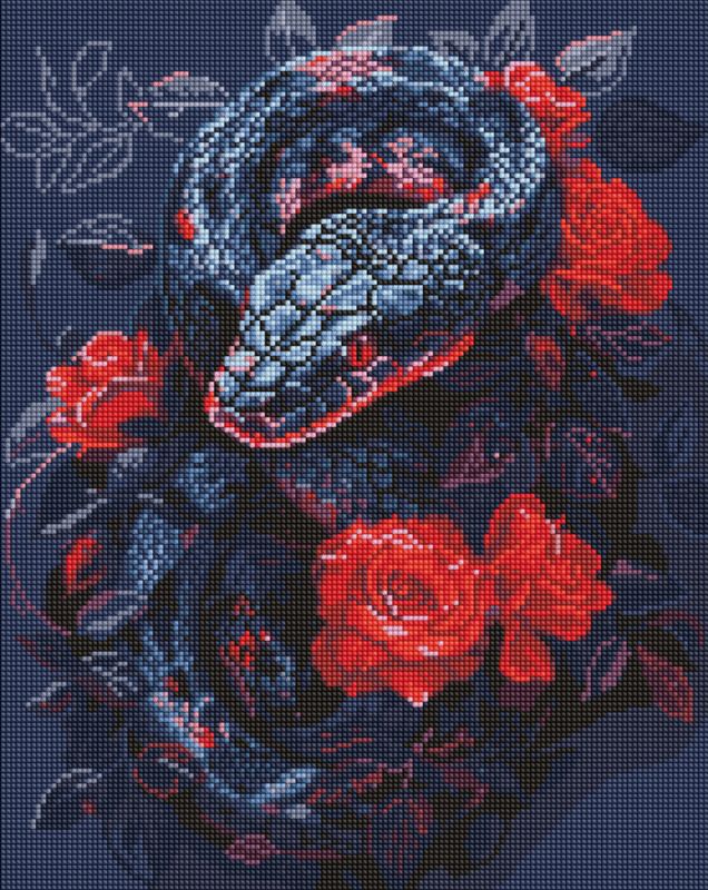 Diamond Painting - Eine gefährliche Rose ©art_selena_ua