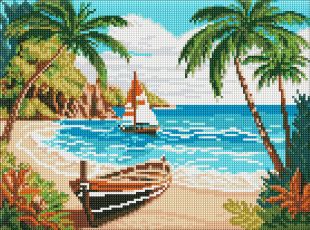 Diamond Painting - Meeresküste ©art_selena_ua