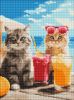 Diamond Painting - Katzen im Urlaub ©art_selena_ua