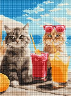 Diamond Painting - Katzen im Urlaub ©art_selena_ua