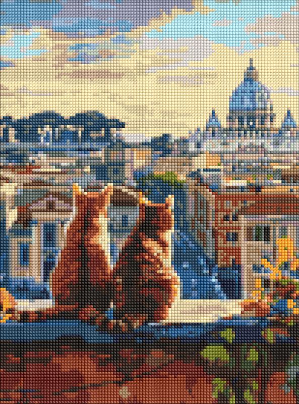 Diamond Painting - Die Katzen in Rom ©art_selena_ua