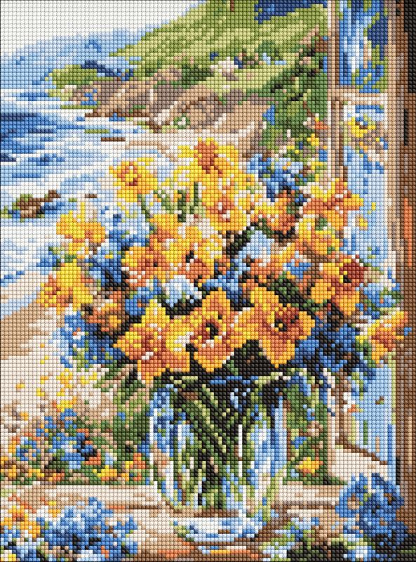 Diamond Painting - Die Blumenküste ©art_selena_ua