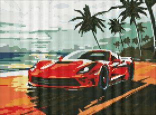 Diamond Painting - Ein Ausflug entlang der Küste ©art_selena_ua