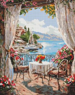 Diamond Painting - Sommerliche Terrasse ©art_selena_ua