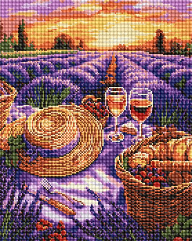 Diamond Painting - Der violette Horizont ©art_selena_ua