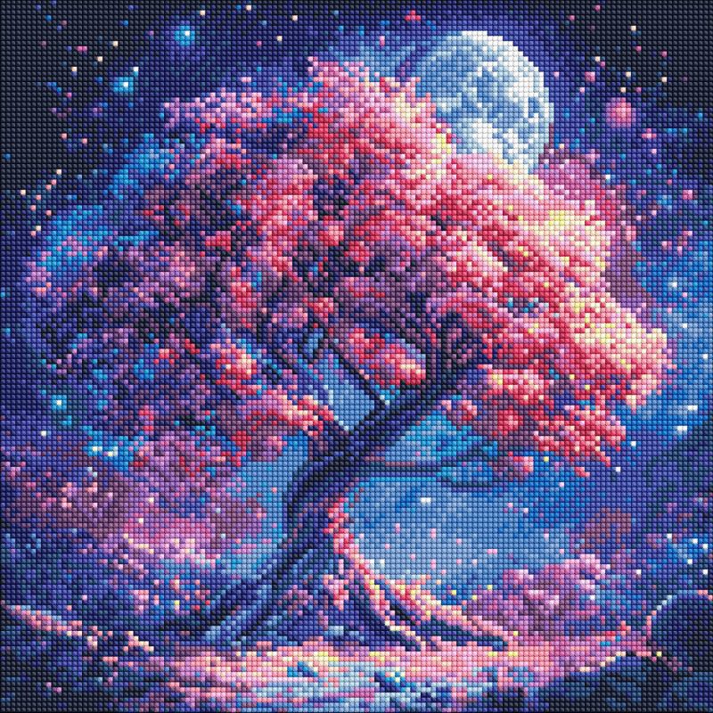 Diamond Painting - Silhouette aus Holz ©art_selena_ua