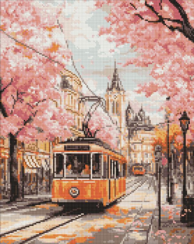 Diamond Painting - Die rosa Route ©art_selena_ua