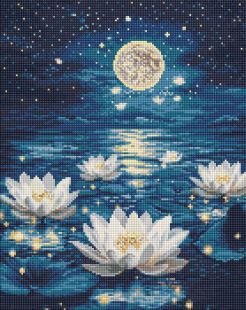 Diamond Painting - Lotus unter dem Schein ©art_selena_ua