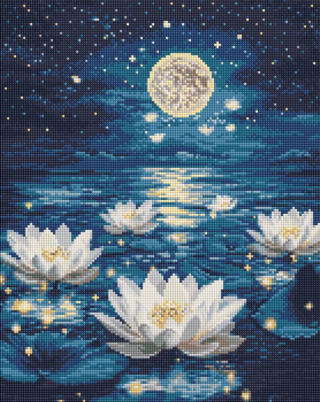 Diamond Painting - Lotus unter dem Schein ©art_selena_ua
