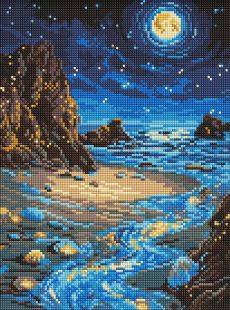 Diamond Painting - Glänzende Küste ©art_selena_ua